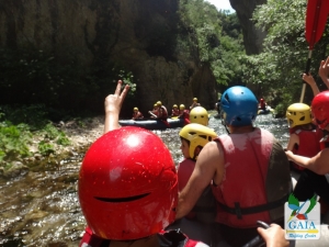 Rafting per famiglie con bambini